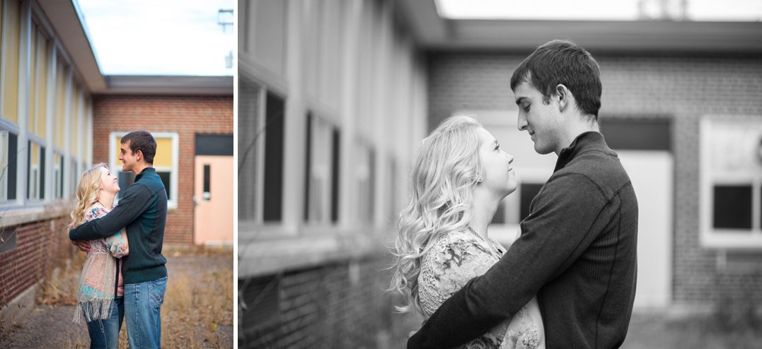 old middle school bloomer wi engagement session