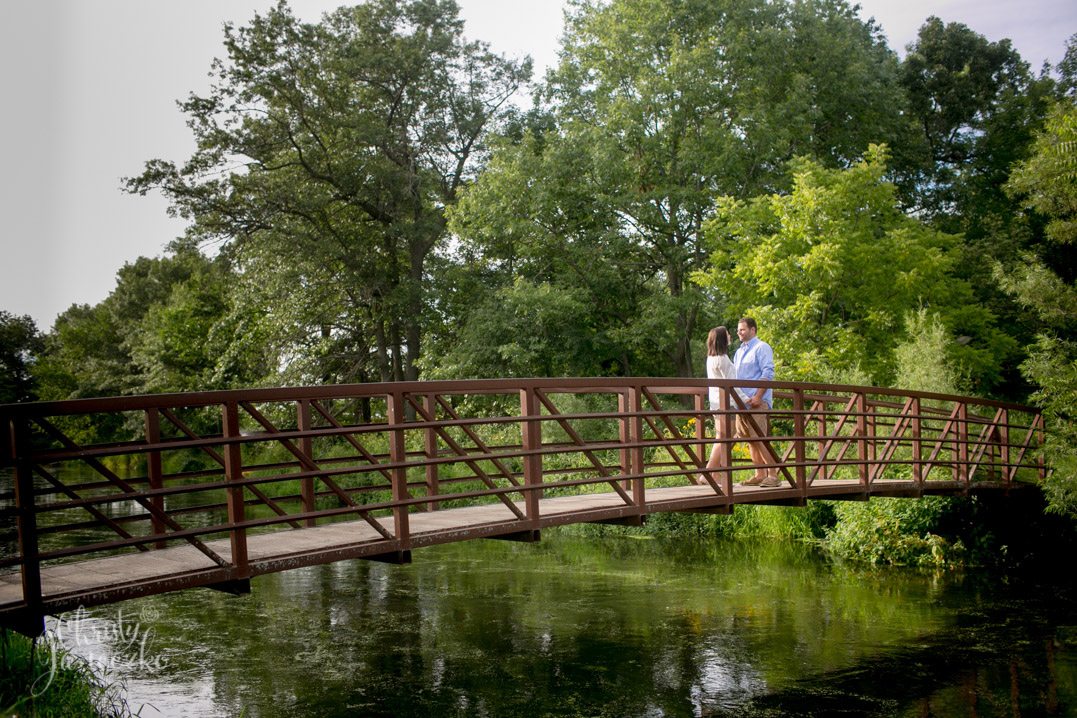 Beautiful Backyard Barron WI Engagement Session Katie & Travis