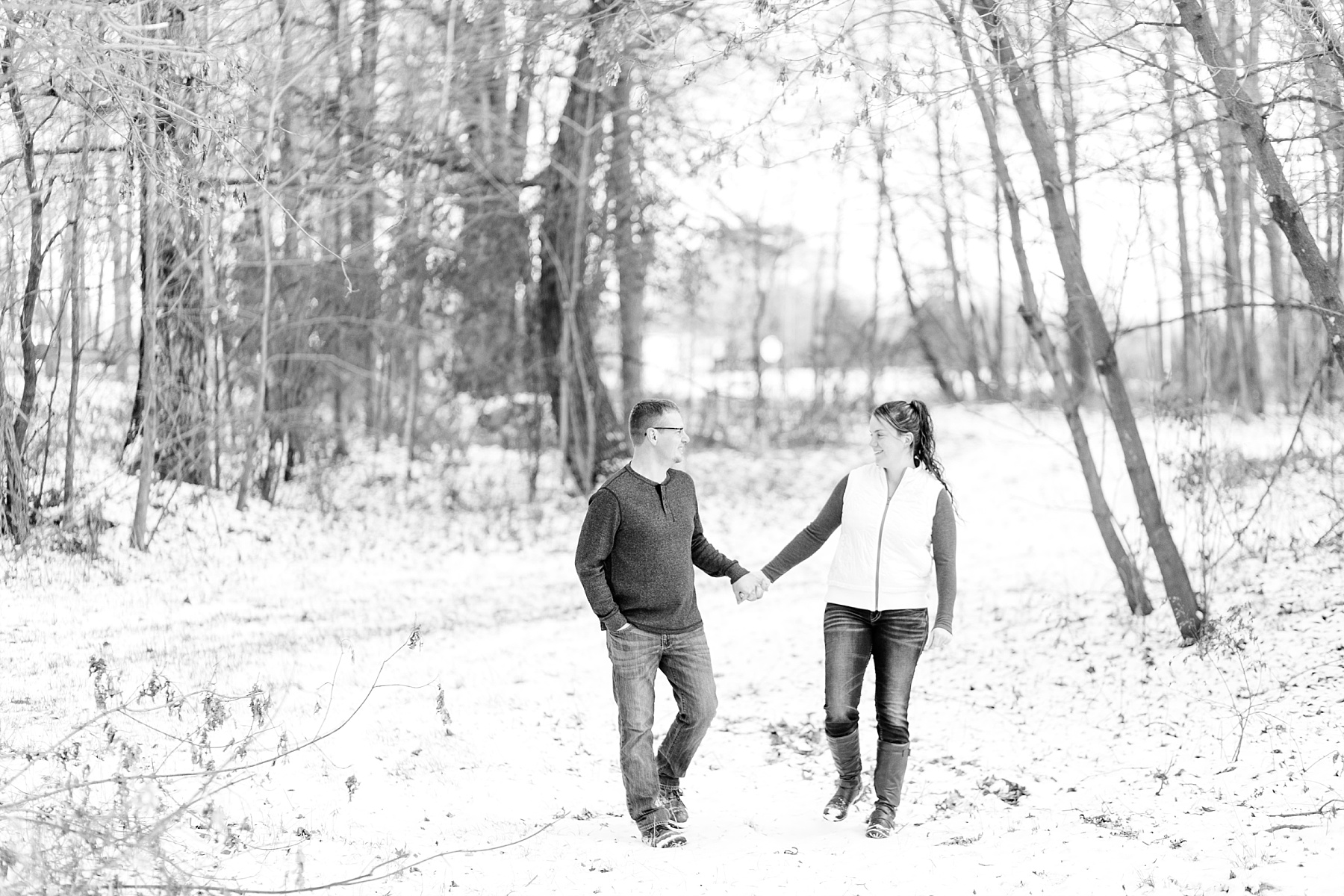Emily and Phil explored Sheldon, WI and their dairy farm for their hometown engagement session.