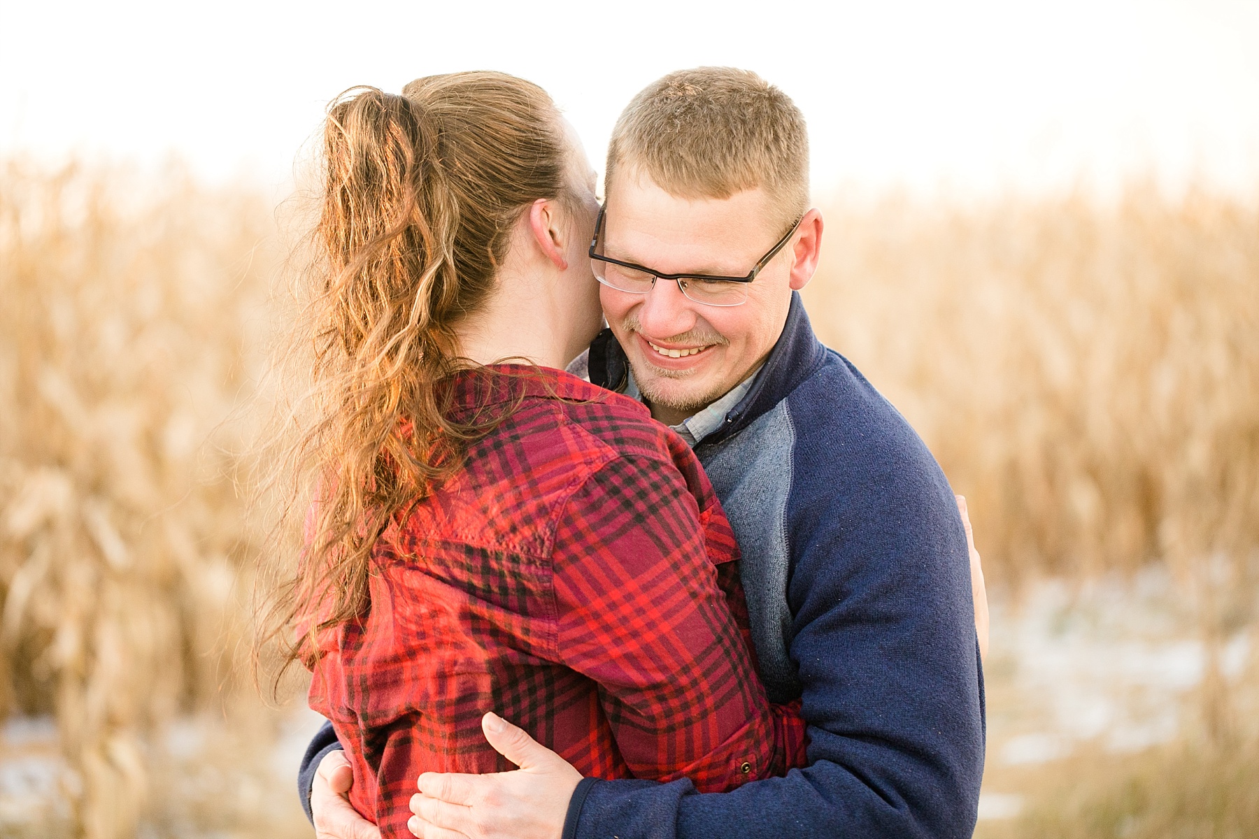 Emily and Phil explored Sheldon, WI and their dairy farm for their hometown engagement session.