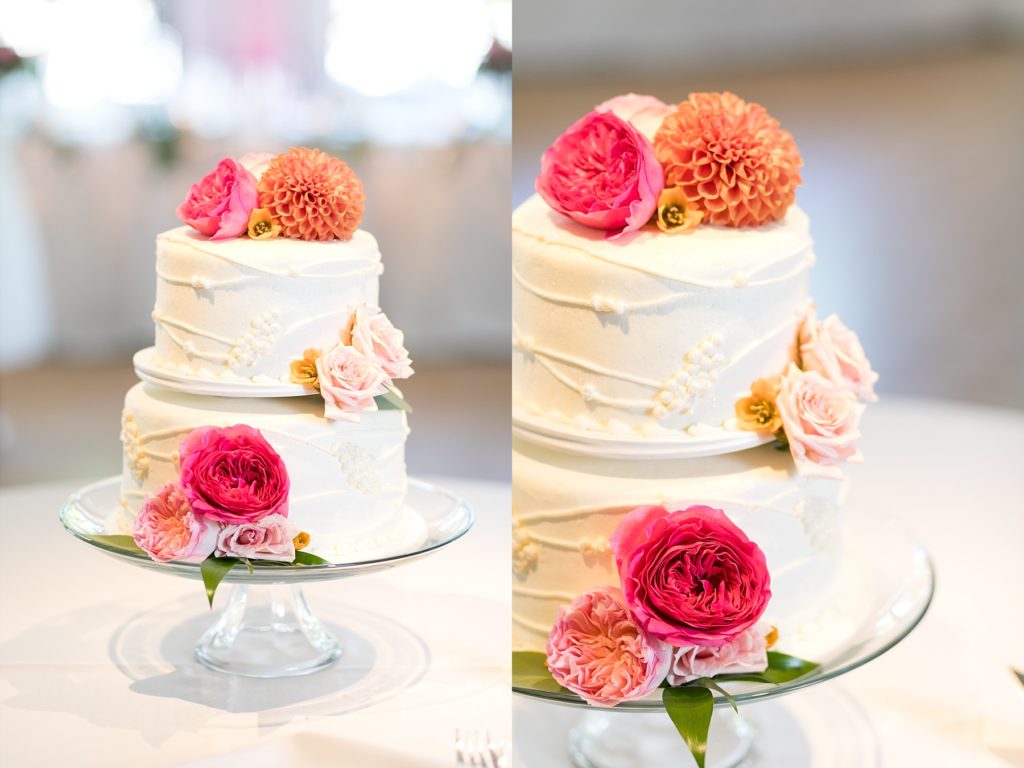 wedding cake by Buttercream, Inc. of Minneapolis at The Florian Gardens