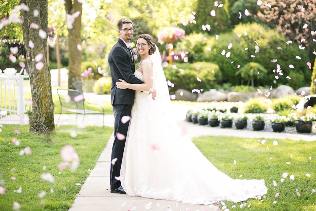 Elegant Purple Wedding At The Florian Gardens Christy Janeczko Photography